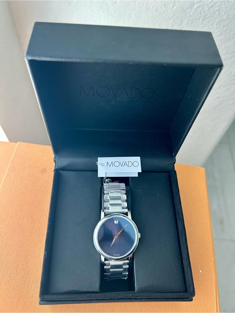 Brand-New Movado Museum Classic – Navy Blue Dial